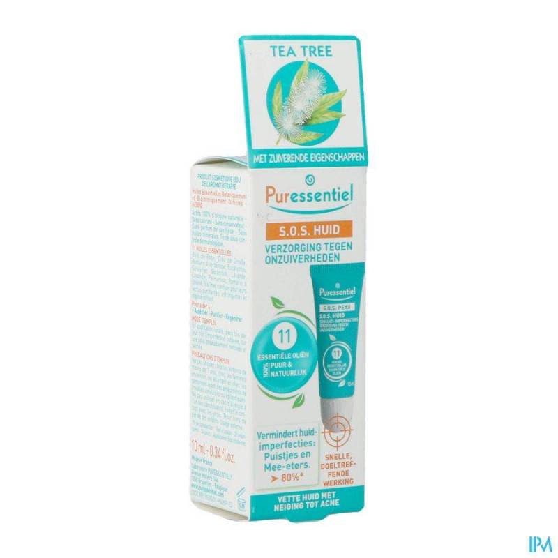 Puressentiel Sos Huidverzorging | Tegen Onzuiverheden | 10 ml