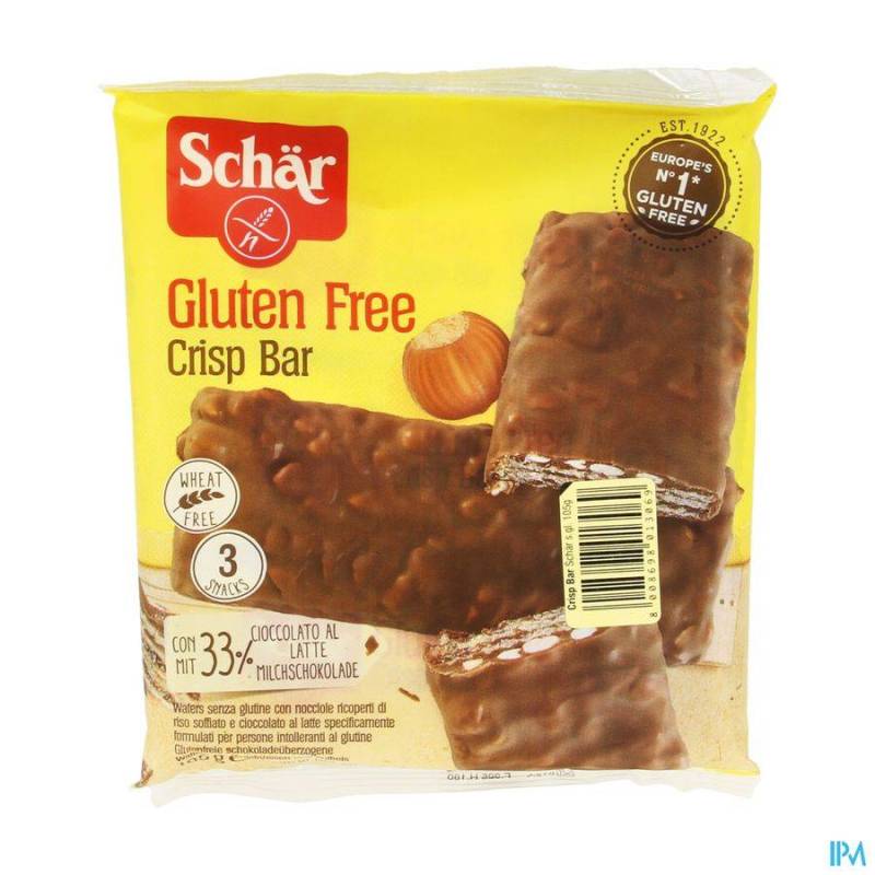 Schar Crisp Bar 4x35g 3208