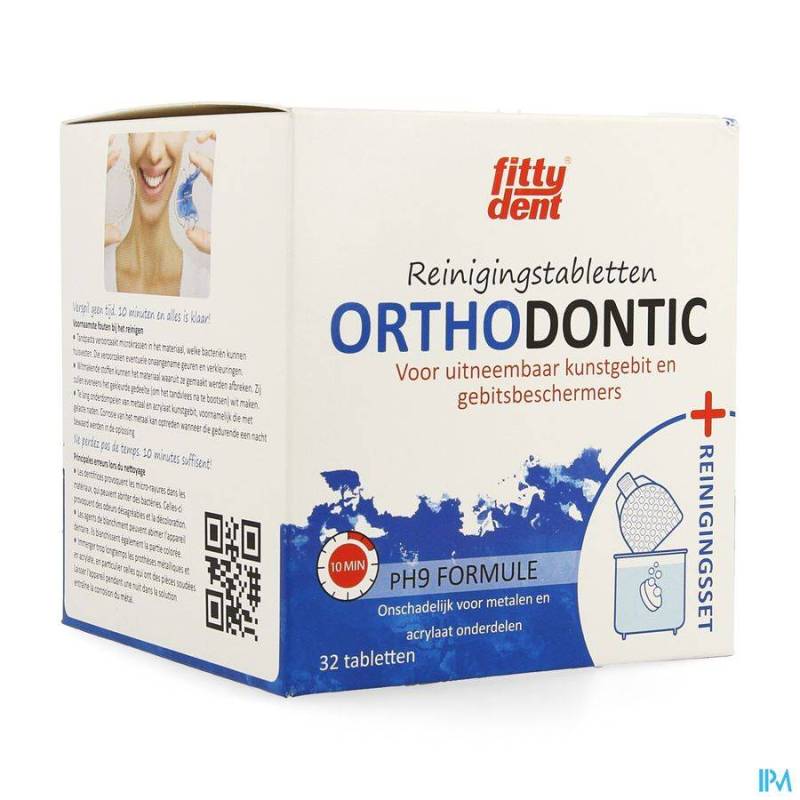 Fittydent Orthodontic Reinigingset + Bruistabl 32