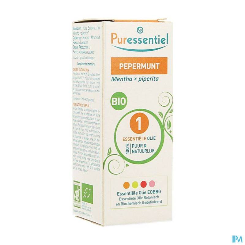 PURESSENTIEL PEPERMUNT ESS OLIE BIO 30ML