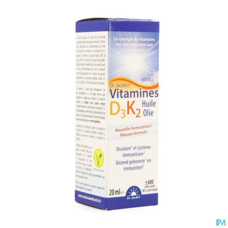 VITAMINE D3 K2 FL 20ML