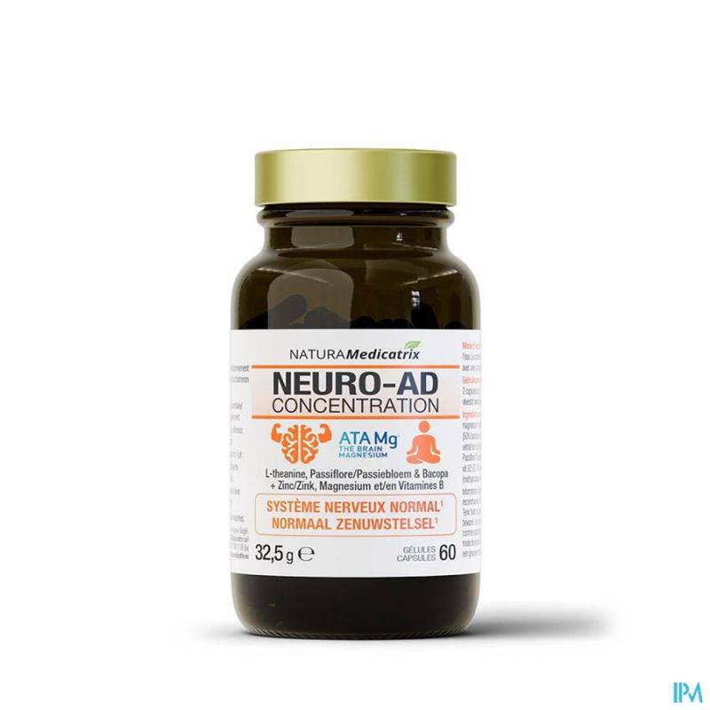 NEURO-AD CONCENTRATIE POT CAPS 60