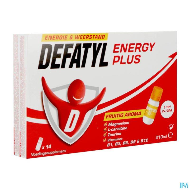 Defatyl Energy Plus 14 Flesjes