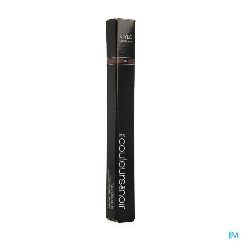 LES COULEURS DE NOIR STYLO SOURCIL 02 BRUNET./NOIR