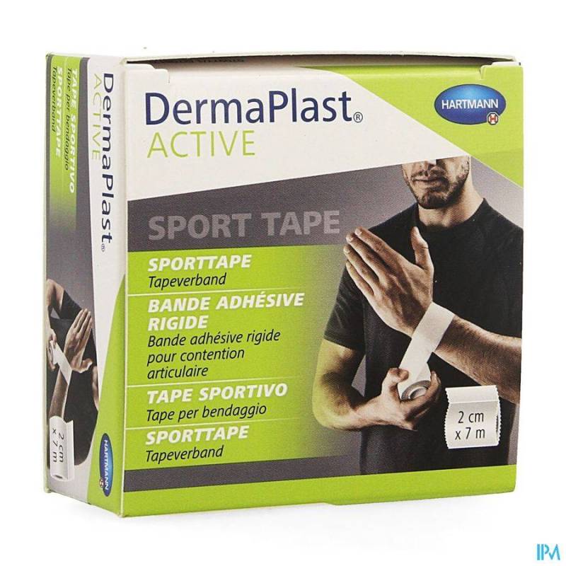 DERMAPLAST ACTIVE SPORT TAPE BLANC 2CM X 7M