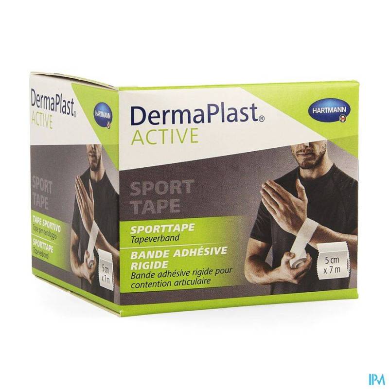 DERMAPLAST ACTIVE SPORT TAPE BLANC 5CM X 7M