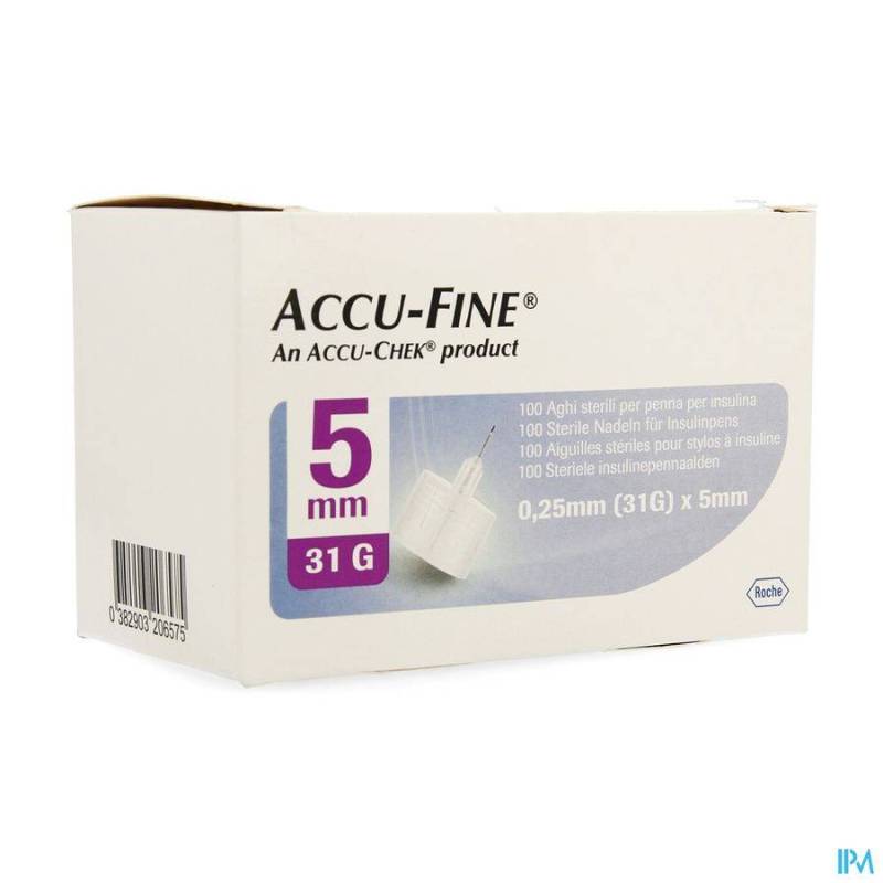 ACCU FINE 31G 5MM 100