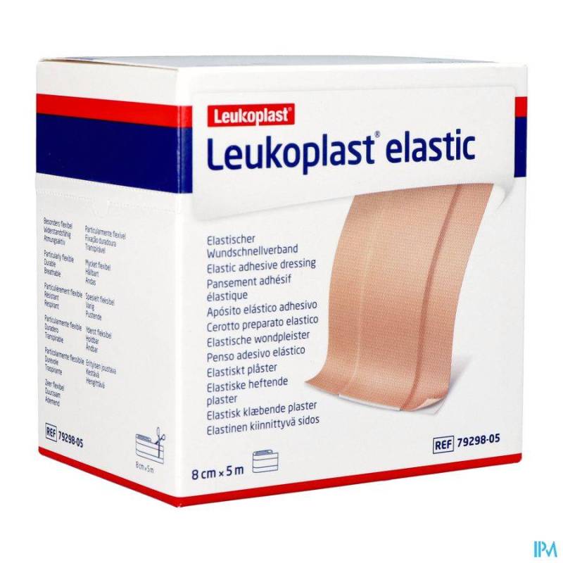 LEUKOPLAST ELASTIC 5MX8CM 1