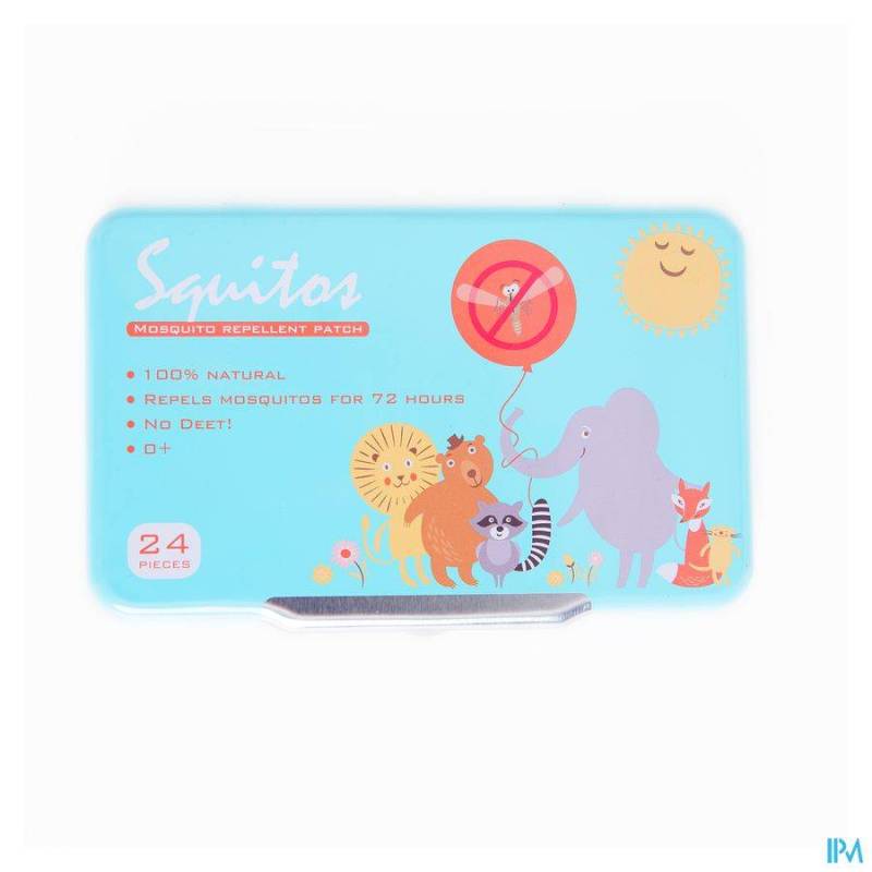 SQUITOS STICKERS tegen muggen | 24 pleisters