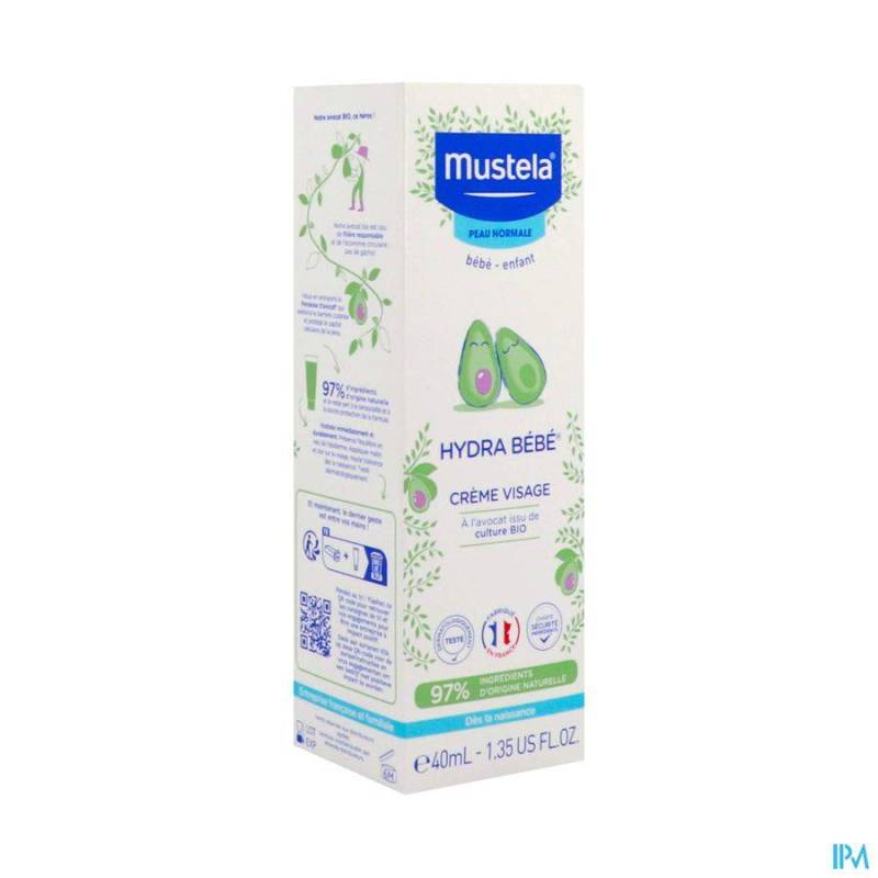 MUSTELA BB HYDRA CREME VISAGE NF TUBE 40ML