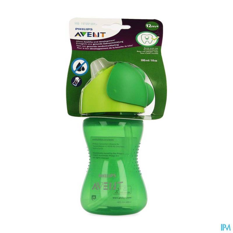 PHILIPS AVENT DRINKBEKER RIETJE BOY GROEN 300ML