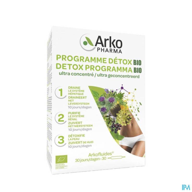 ARKOFLUIDE PROGRAMMA DETOX AMP 30