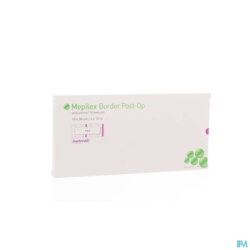 Mepilex Border Post-op Verb 10x20cm 5 496405