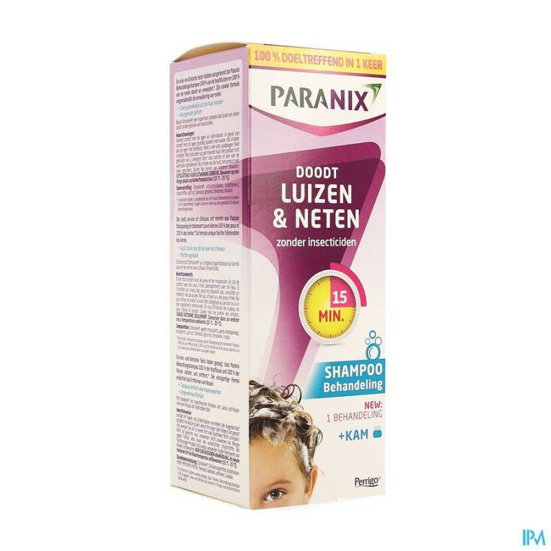 Paranix Behandelingsshampoo Luizen & Neten 200ml + Gratis Kam