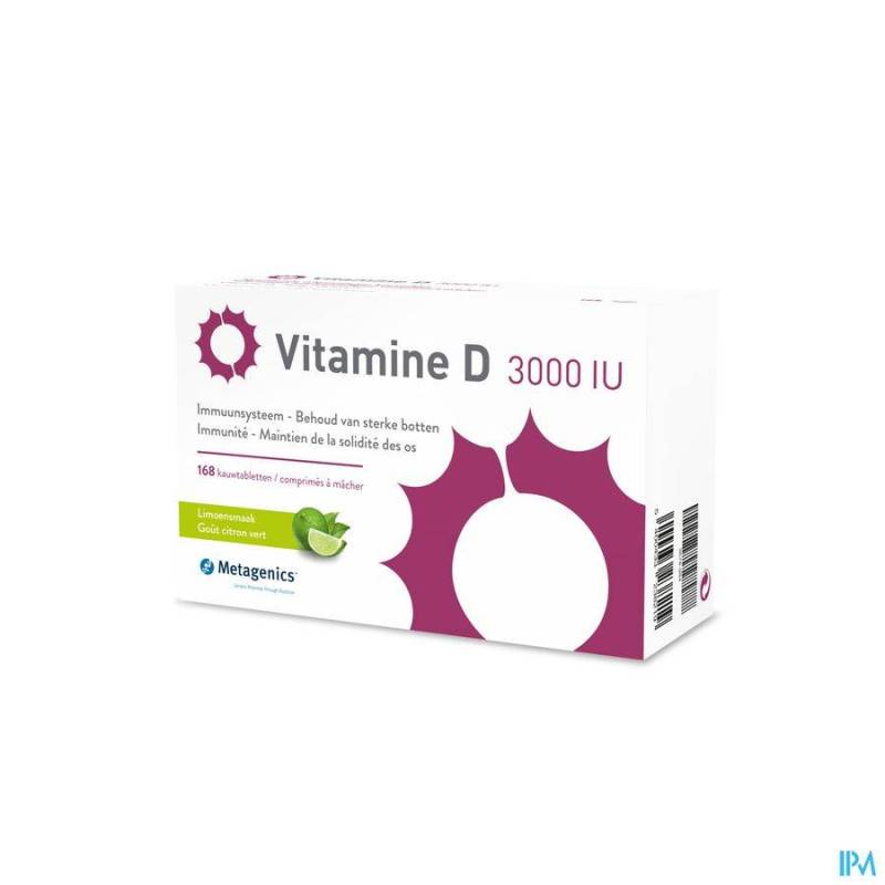 VITAMINE D 3000IU COMP 168 METAGENICS