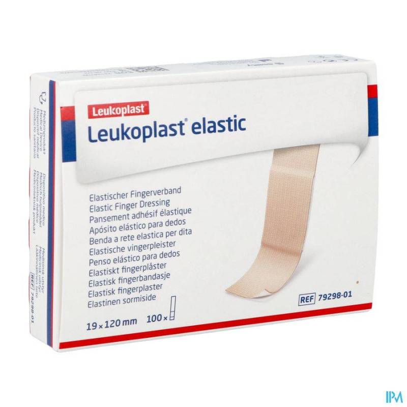 LEUKOPLAST ELASTIC DOIGT 1,9X12CM 100