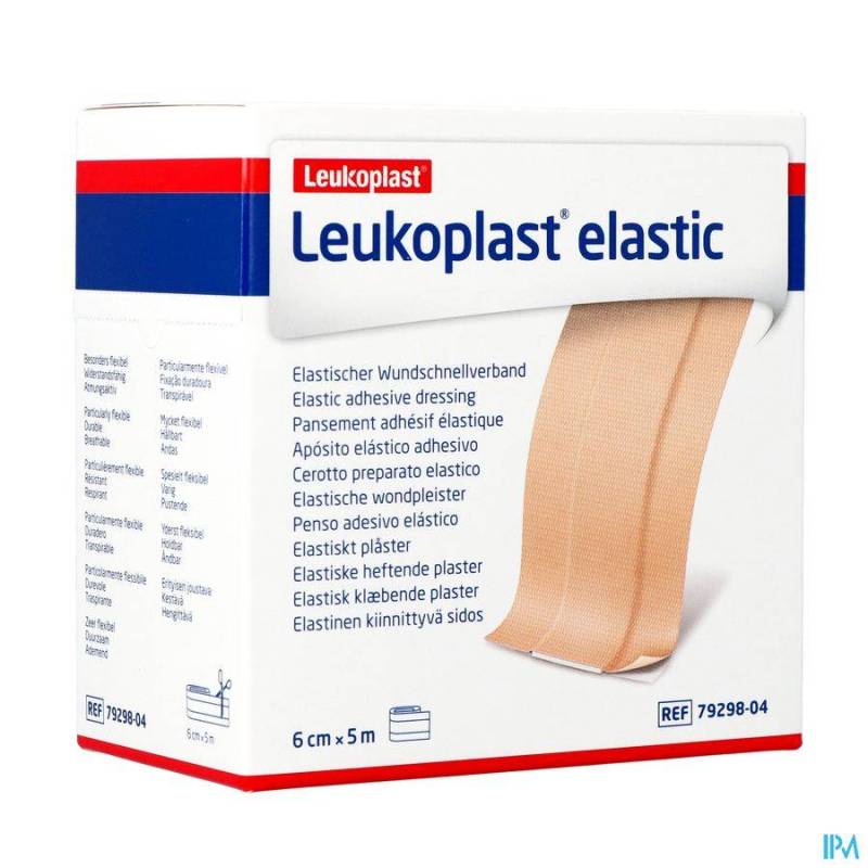 LEUKOPLAST ELASTIC 5MX6CM 1