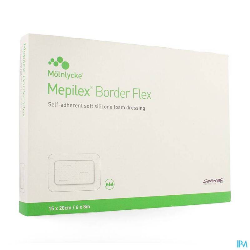 MEPILEX BORDER FLEX PANS 15X20CM 5 595600