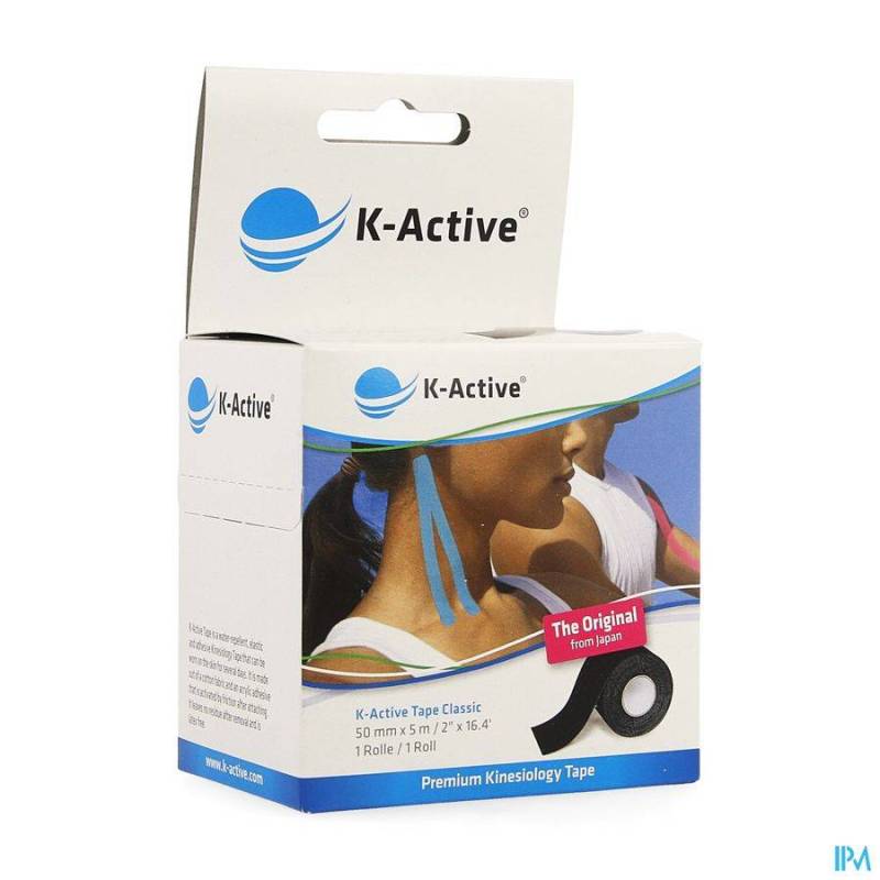 NAQI K ACTIVE TAPE BLACK 5,0CMX5M