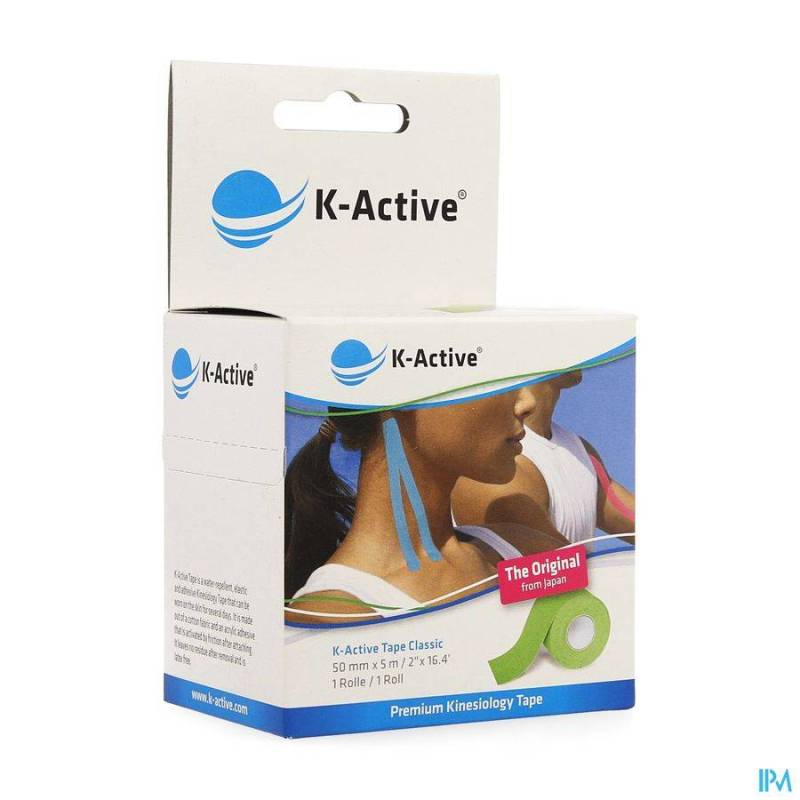 NAQI K ACTIVE TAPE GREEN 5,0CMX5M