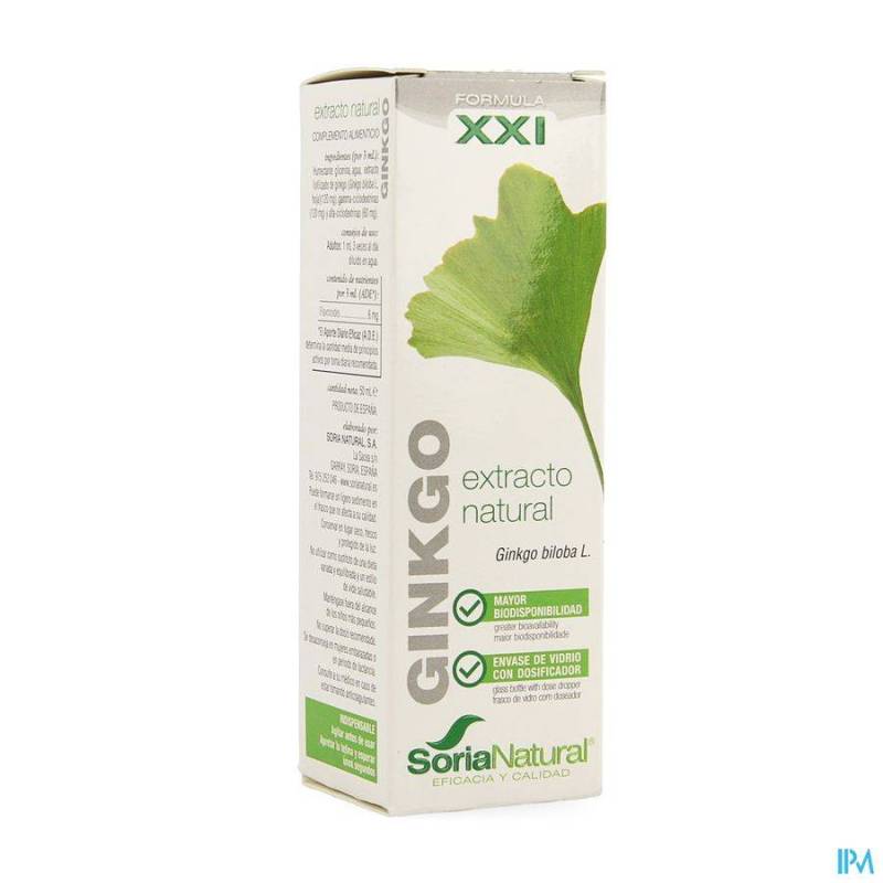 SORIA GINKGO BILOBA XXI EXTR.FL. 50ML