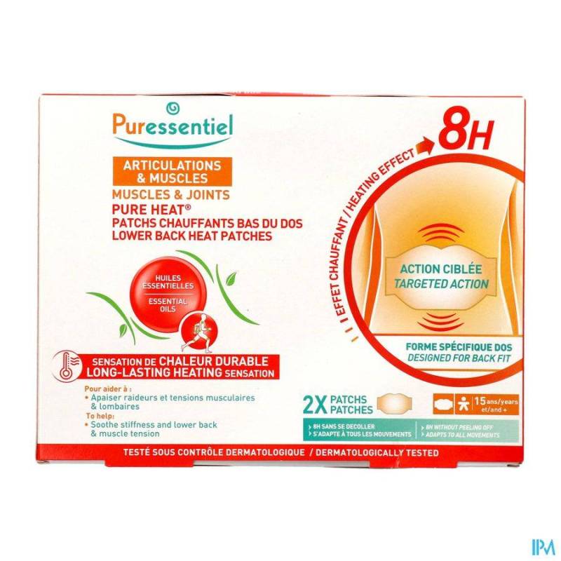 PURESSENTIEL ARTICULATION MUSCL.PATCH CHAUFF.LOMB2