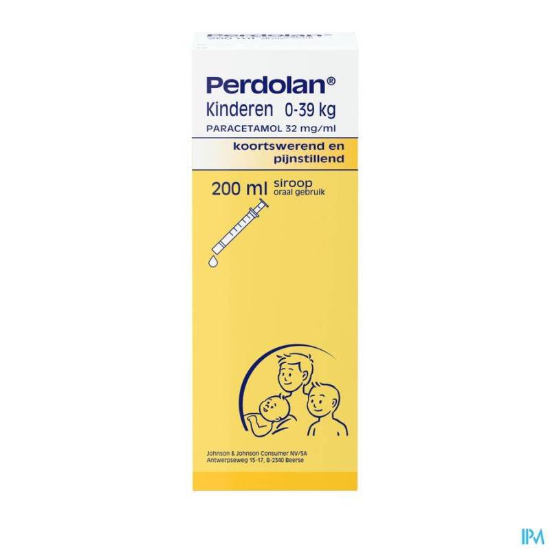 Perdolan Kinderen 0-39kg Siroop NF 200ml