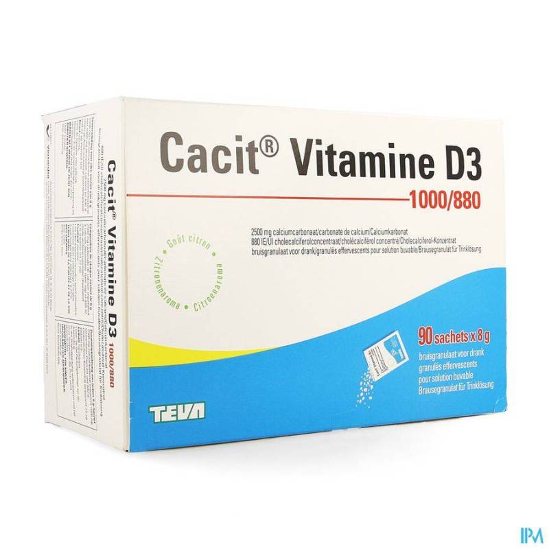 Cacit Vitamine D3 1000/880 90 Zakjes