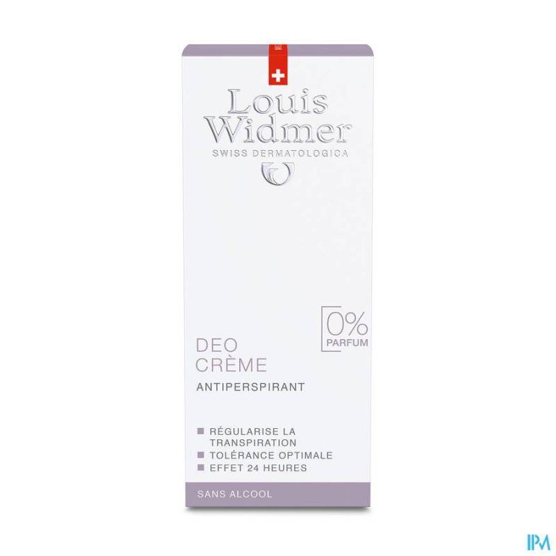 Louis Widmer Deo Crème Zonder Parfum 40ml