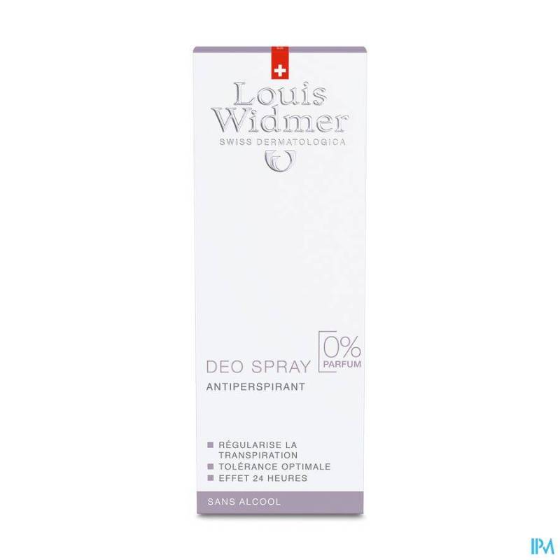 Louis Widmer Deo Spray Zonder Parfum 75ml