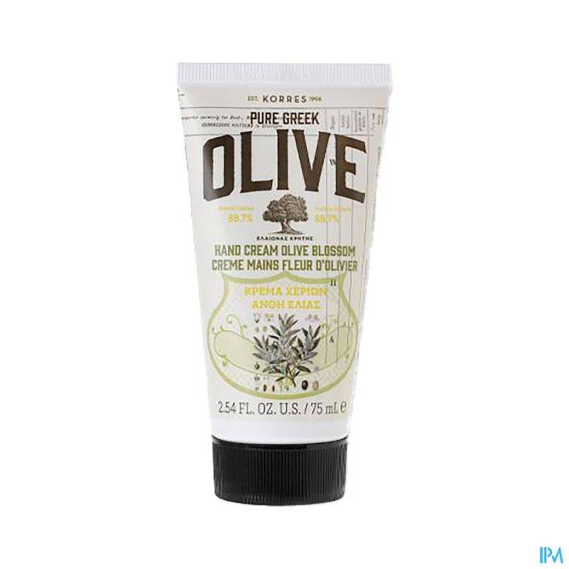 KORRES KB CREME MAINS OLIVE FL OLIVIER 75ML