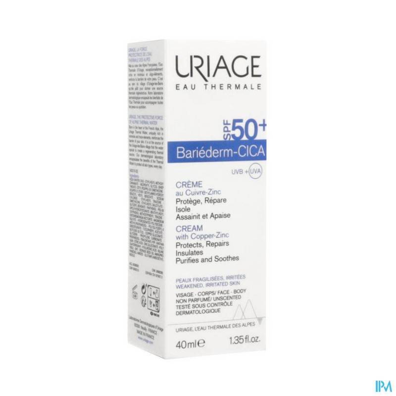 URIAGE BARIEDERM CICA CREM SPF50 T 40 ML