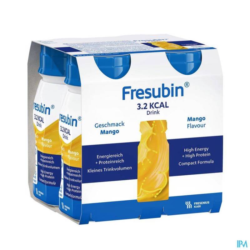 FRESUBIN 3,2 KCAL DRINK MANGO 4X125 ML