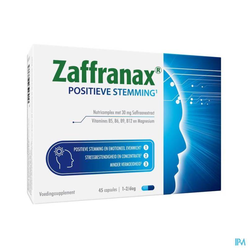 Zaffranax Positieve Stemming 45 Capsules