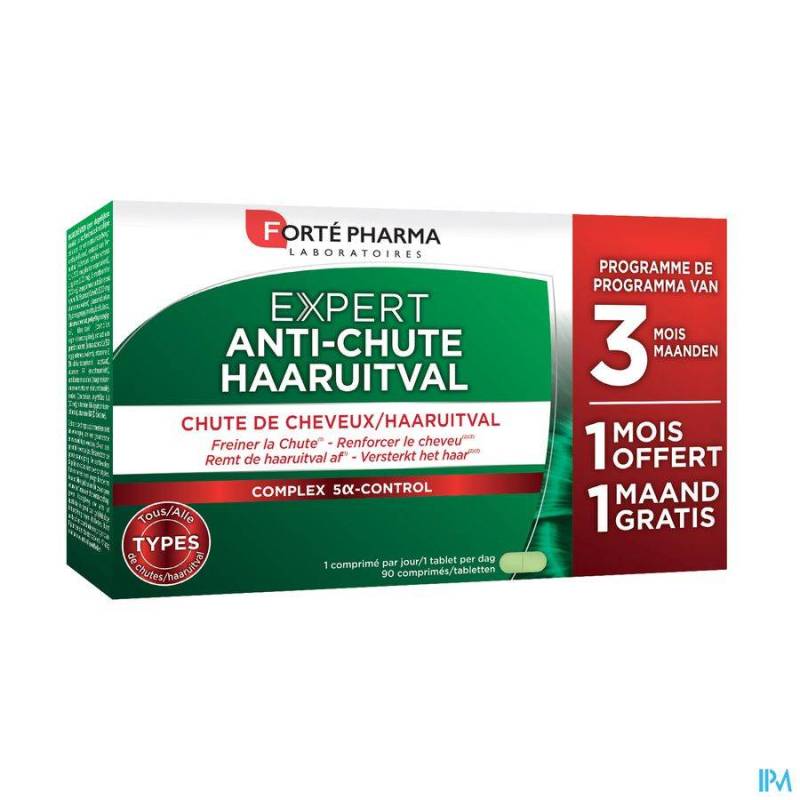 Forté Pharma Expert Haaruitval 3x30 Tabletten PROMO 2+1 Maand Gratis