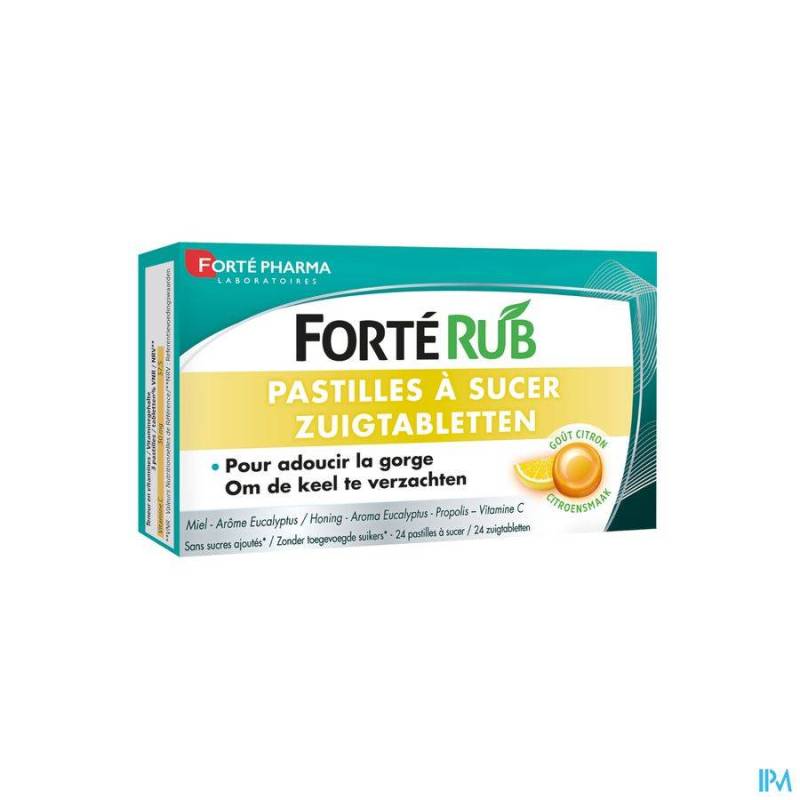 FORTE RUB KEELTABLETTEN CITROEN 24