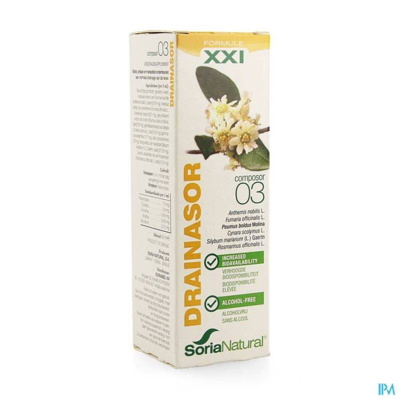 SORIA COMPOSOR N03 DRAINASOR XXI 50ML