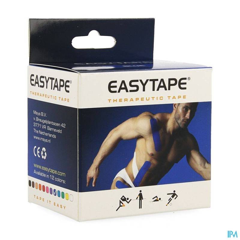 EASYTAPE KINESIOLOGY TAPE DONKERBLAUW