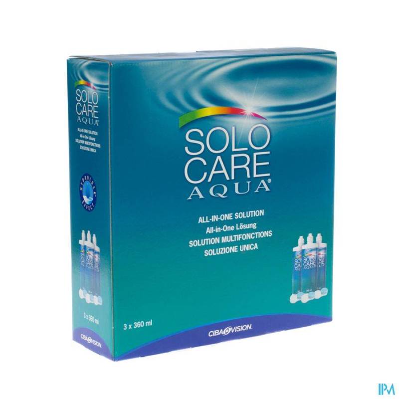 SOLOCARE AQUA MULTIPACK 3X360ML