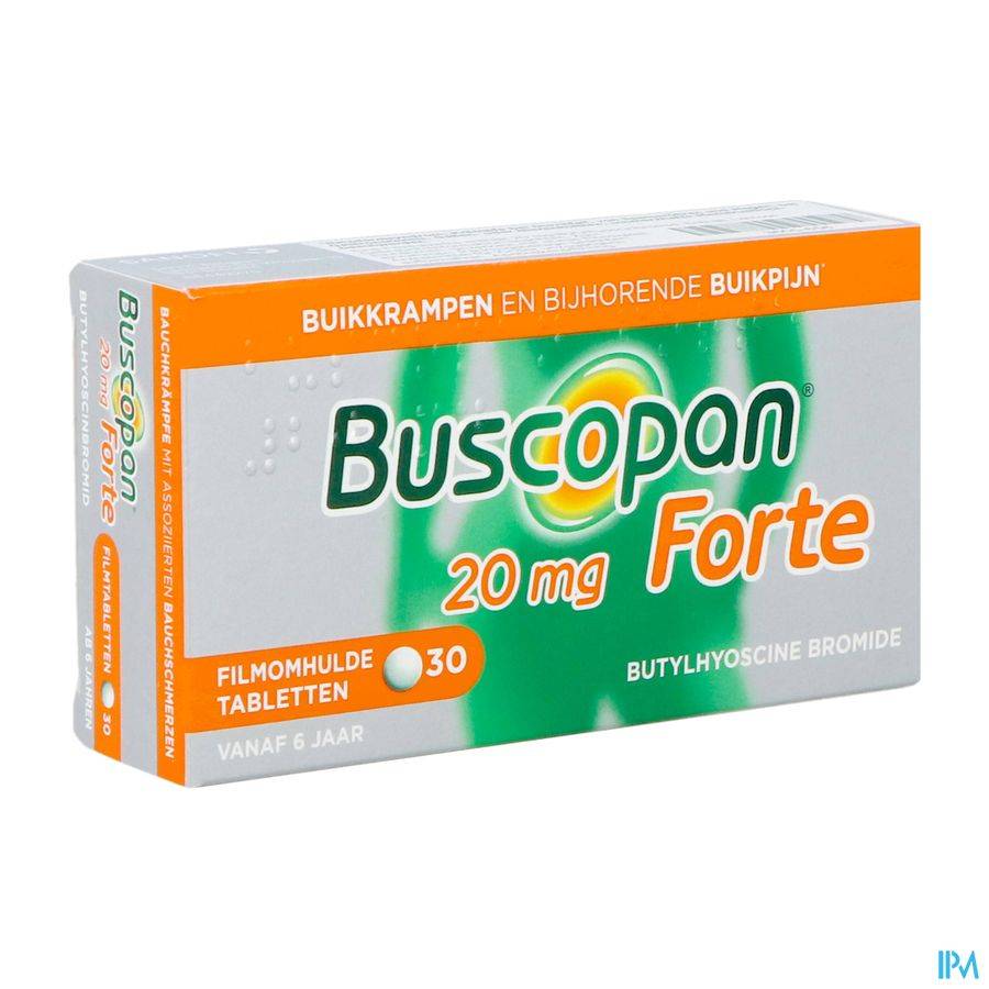 BUSCOPAN FORTE 20MG COMP PELL 30