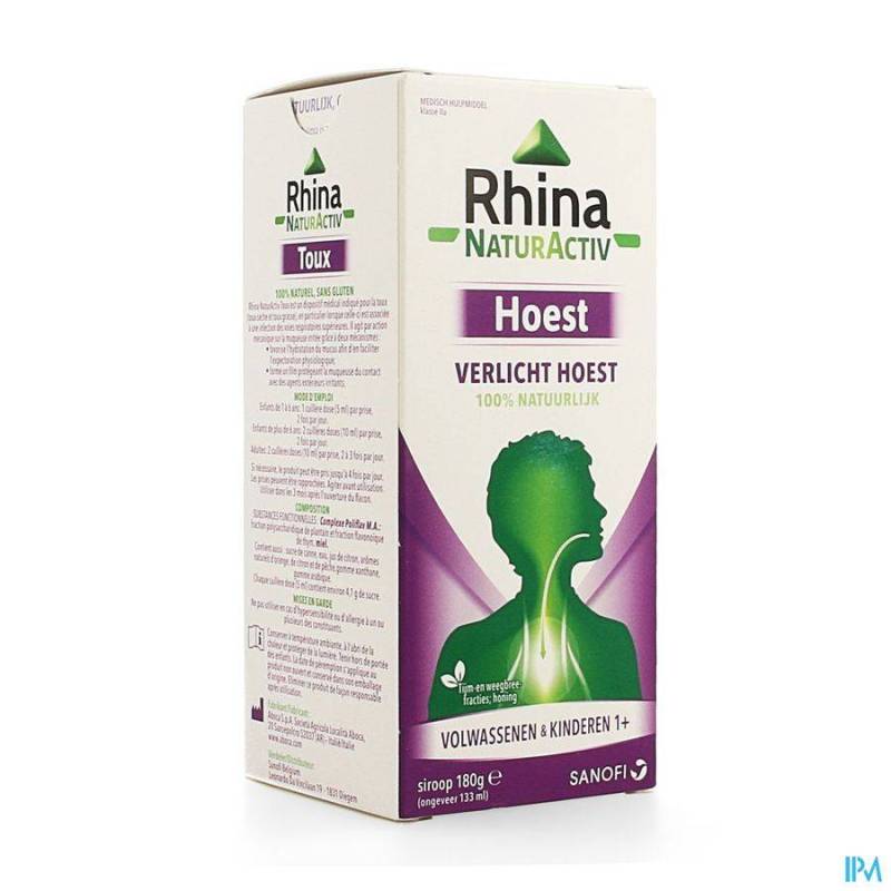 Rhina NaturActiv Hoestsiroop 180g