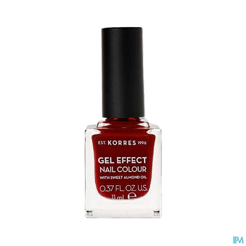 KORRES KM GEL EFFECT NAIL 59 WINE RED 11ML