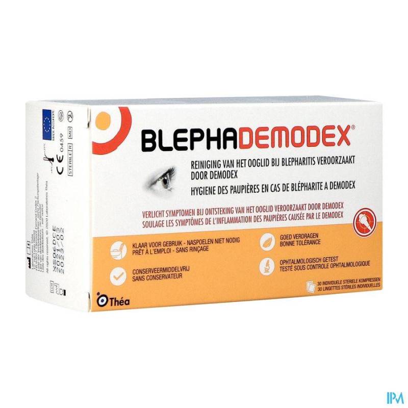 BLEPHADEMODEX COMPRESSE NETTOYANTE YEUX 30