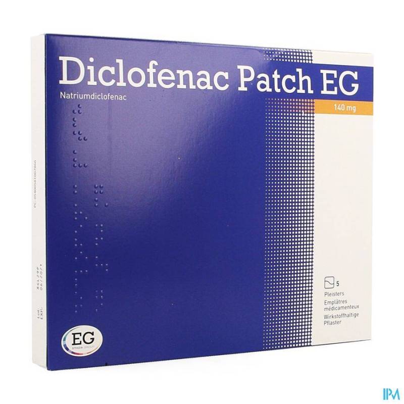 DICLOFENAC PATCH EG 140MG EMPLATRE 5