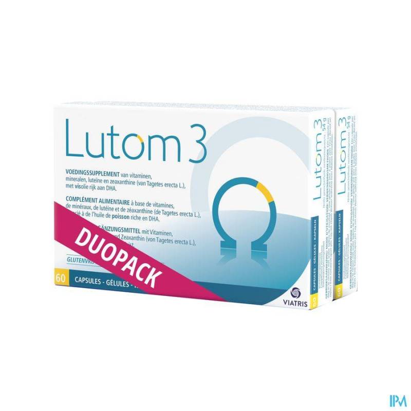 Lutom 3 2x 60 Capsules (Duo Pack)