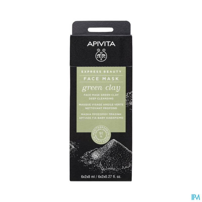 Apivita Express Beauty Masker Groene Klei