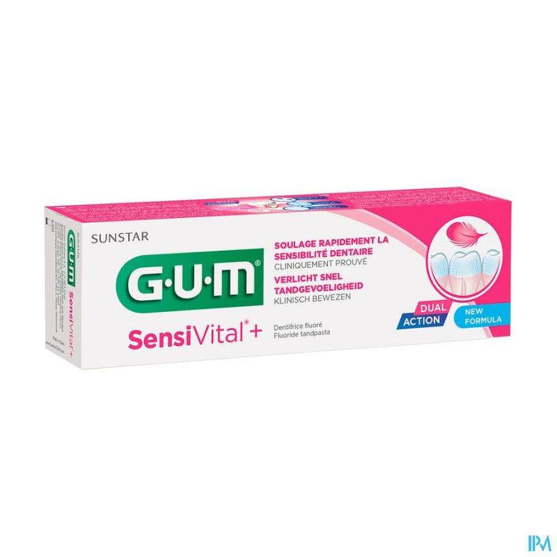 GUM SENSI VITAL + DENTIFRICE FLUORE 75ML 6070