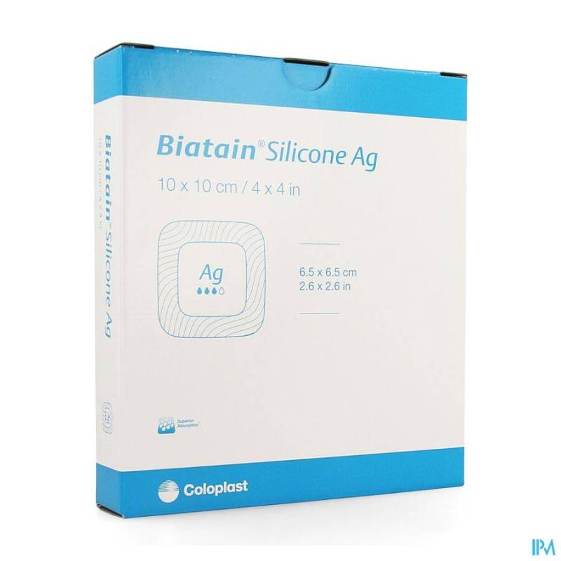 BIATAIN SILICONE AG 10CMX10CM 5 39637