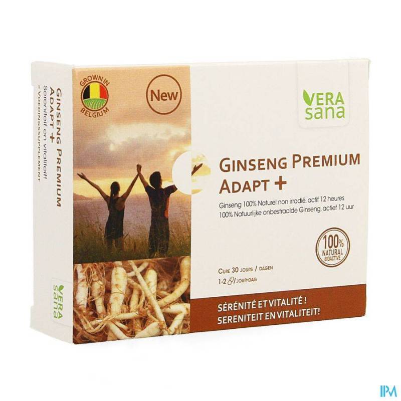 GINSENG PREMIUM ADAPT + CAPS 30 VERA SANA