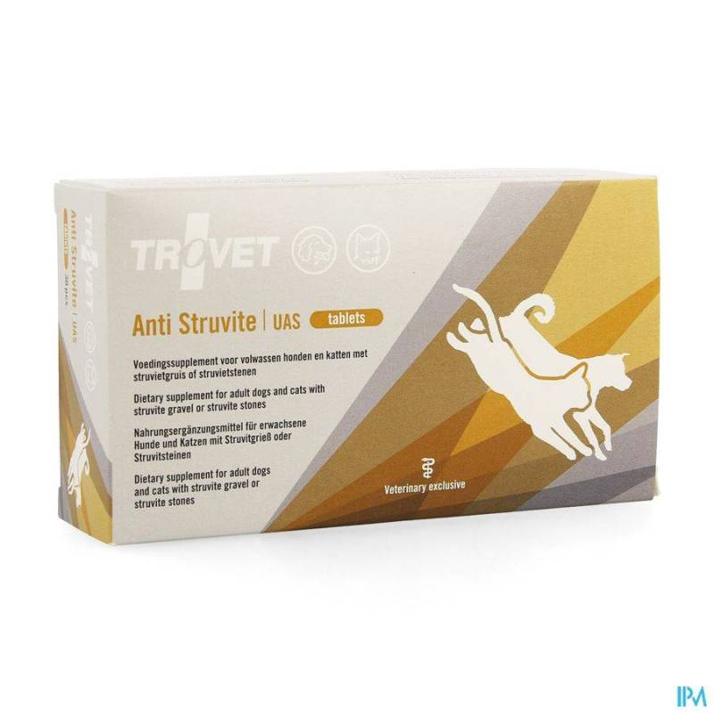 TROVET UAS A/STRUVITE CHIEN CHAT PCS 30